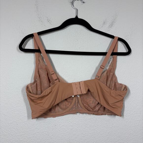 Skarlett Blue Womens 38DDD Minx Balconette Bra Underwire Brown Camel 1733100 - Picture 2 of 11